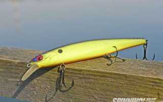 Воблер Jackall Mag Squad 115SP (16 г) Chartreuse Striped AYU