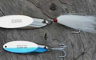 Самодельная колеблющаяся блесна из прутка, трубки