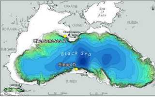 Черное море луч за