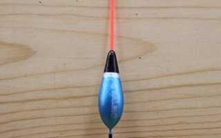 Правильная отгрузка поплавка с подпаском на поплавочной удочке