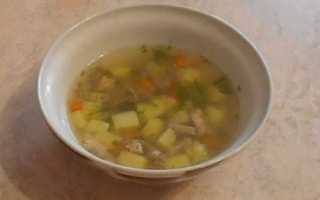 Рыбный суп из консервированной горбуши