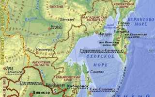 Какими морями омывается территория дальнего востока ответы