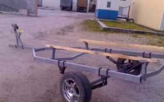Как сделать прицеп для лодки
