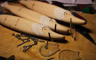 Самодельные воблеры и их изготовление по шагам