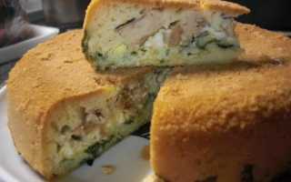 Пирог с рыбными консервами