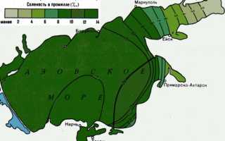 Крупнейшие течения азовского моря