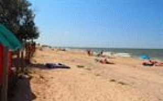 Голубицкая азовское море кемпинг отдых
