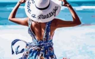 Картины по номерам море люди